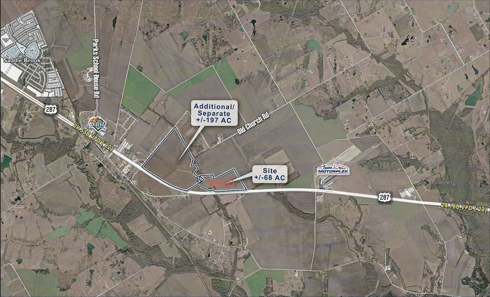 197 Acres of Recreational Land for Sale in Ennis, Texas