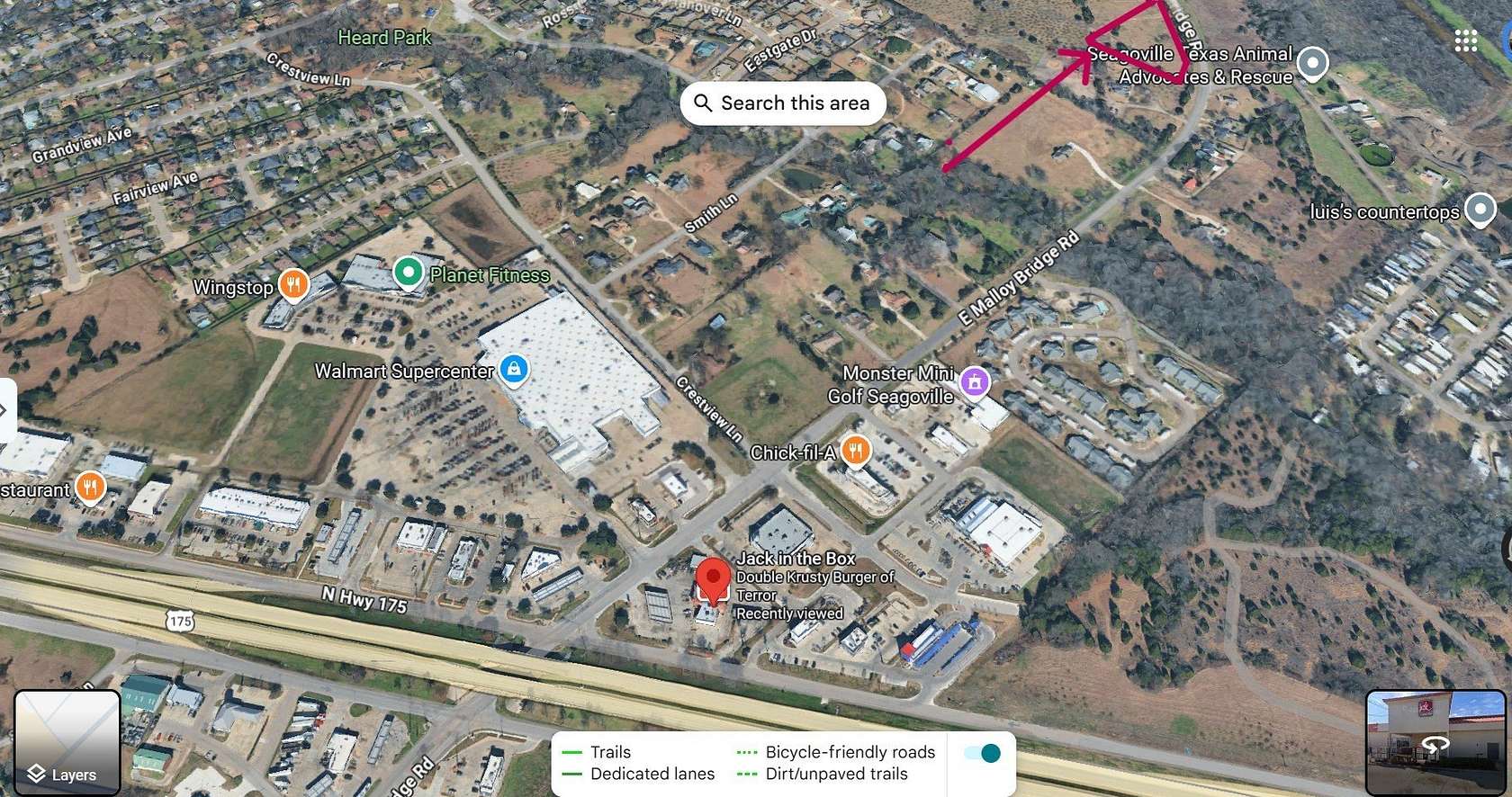 5.59 Acres of Commercial Land for Sale in Seagoville, Texas