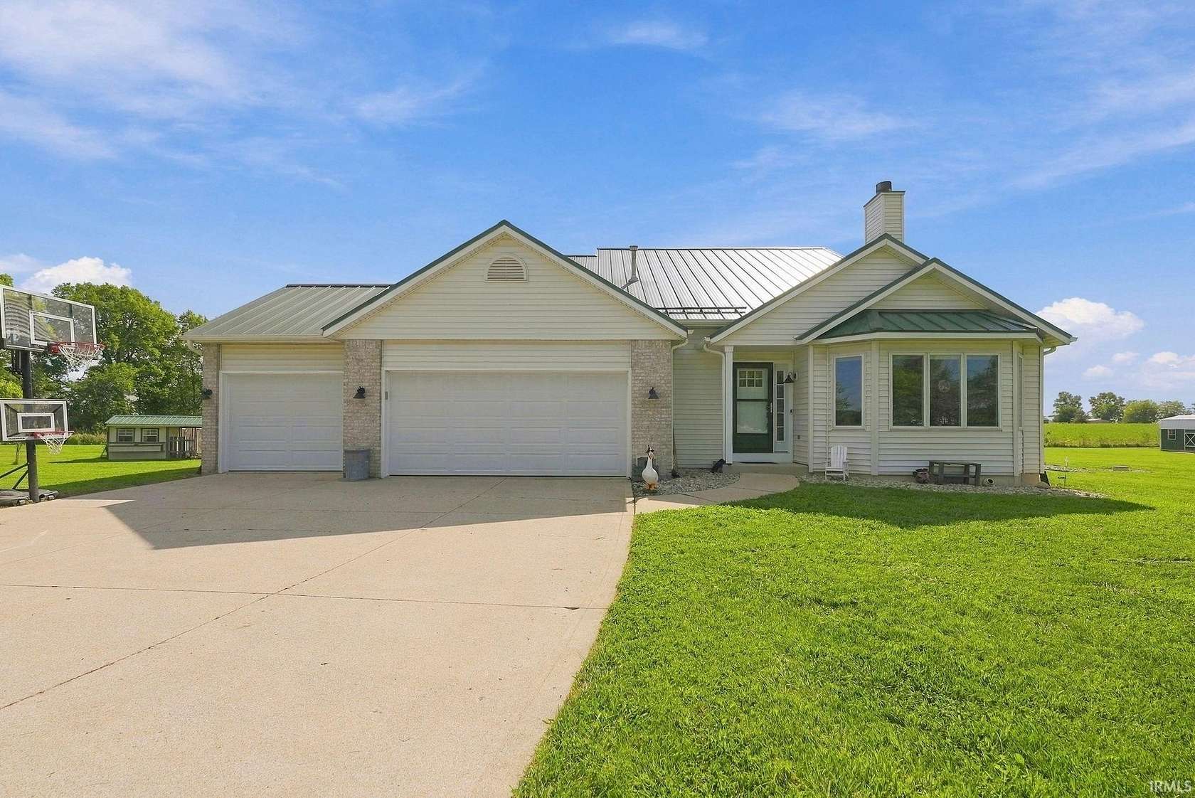 7 Acres of Land with Home for Sale in Yoder, Indiana