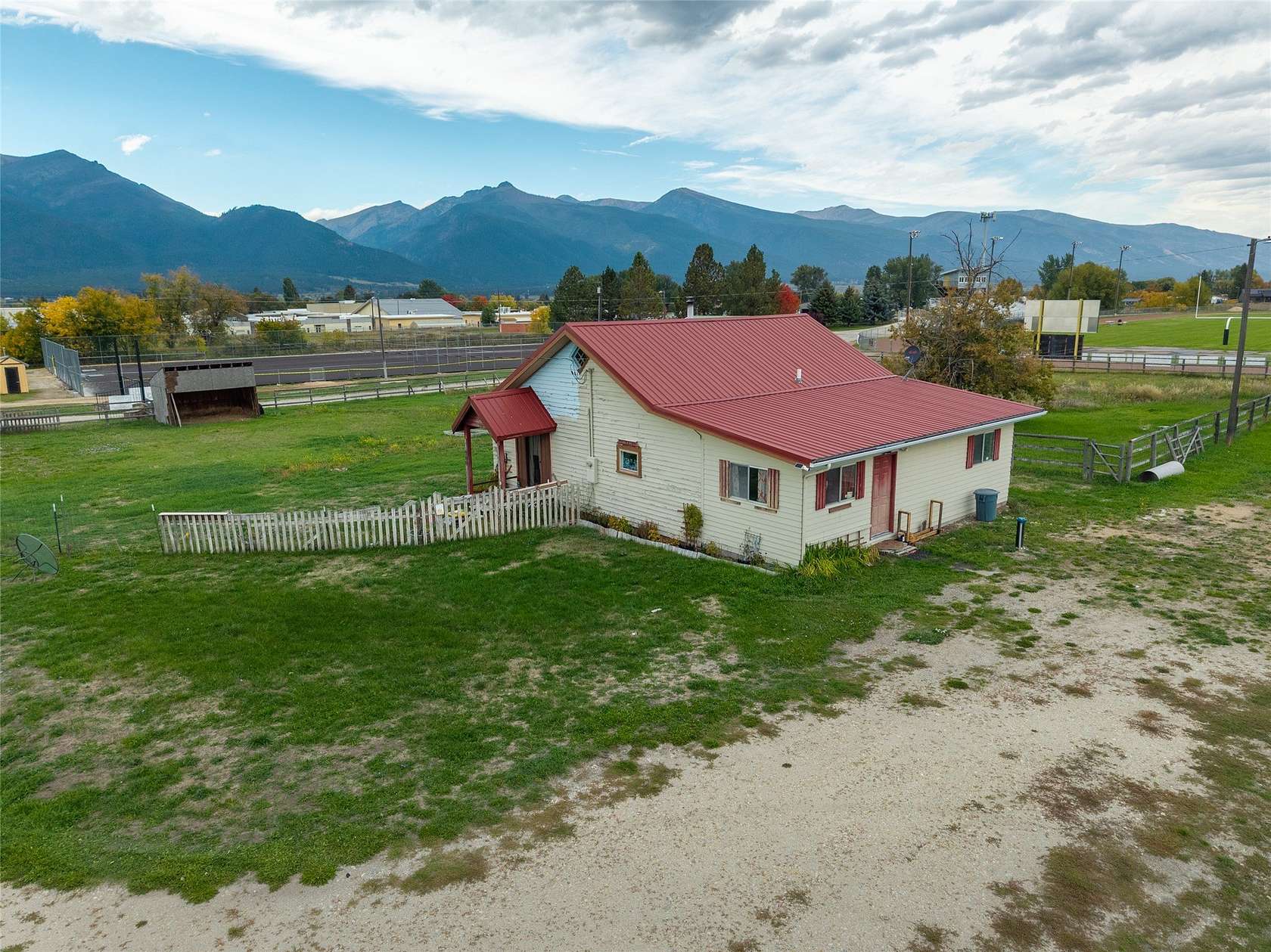 9.77 Acres of Land with Home for Sale in Stevensville, Montana