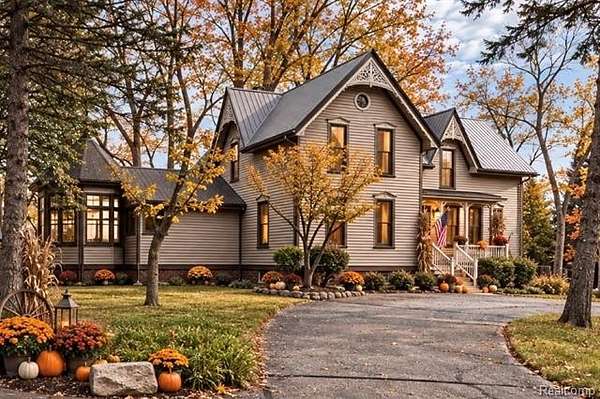 19.1 Acres of Land with Home for Sale in Dryden Township, Michigan