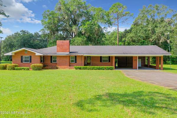 12 Acres of Land with Home for Lease in Macclenny, Florida