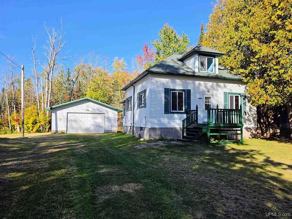 40 Acres of Recreational Land with Home for Sale in Rock, Michigan
