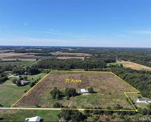 27.2 Acres of Recreational & Residential Land for Sale in North Judson, Indiana