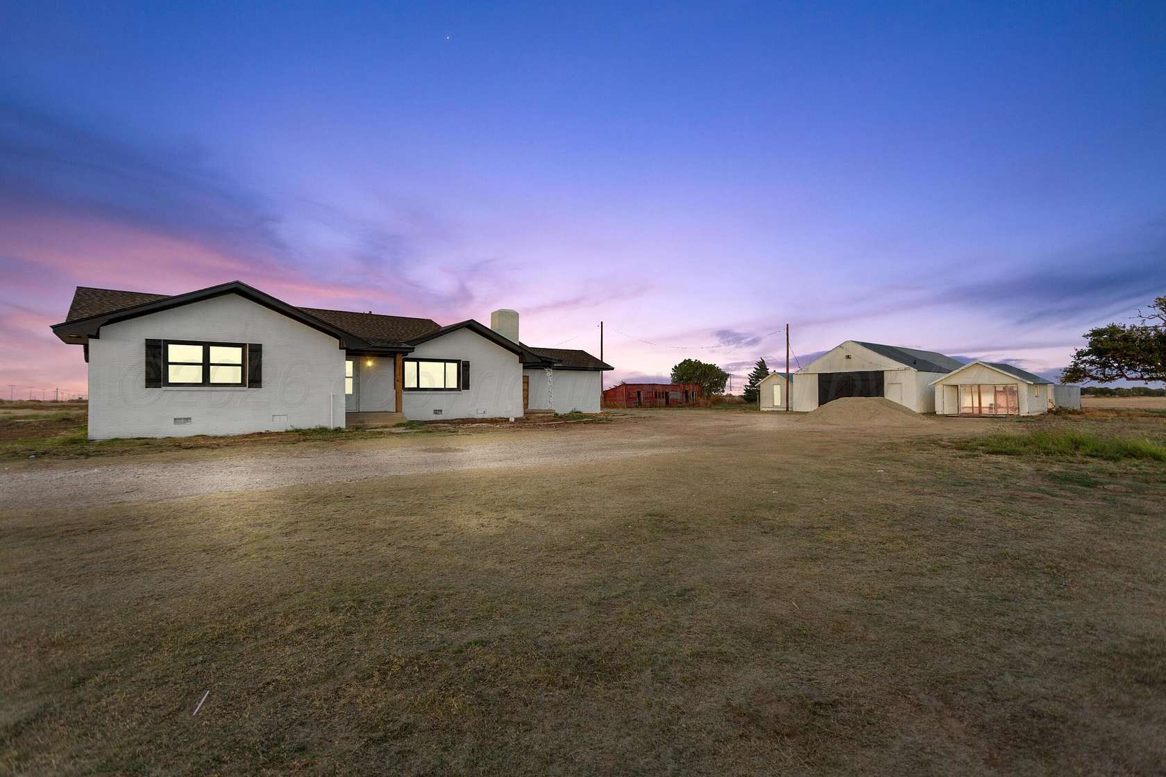 4 Acres of Land with Home for Sale in Pampa, Texas