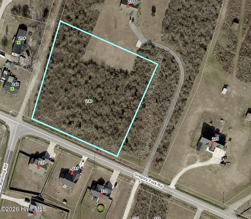 2.47 Acres of Residential Land for Sale in Richlands, North Carolina