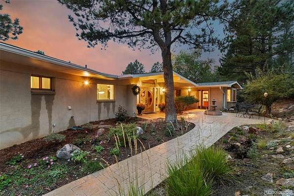 2.5 Acres of Land with Home for Sale in Colorado Springs, Colorado