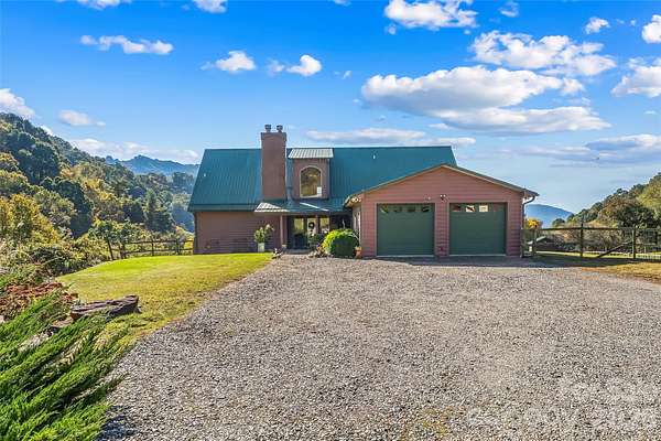 3.22 Acres of Land with Home for Sale in Clyde, North Carolina