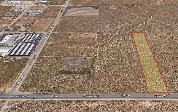 4.9 Acres of Commercial Land for Sale in Palmdale, California