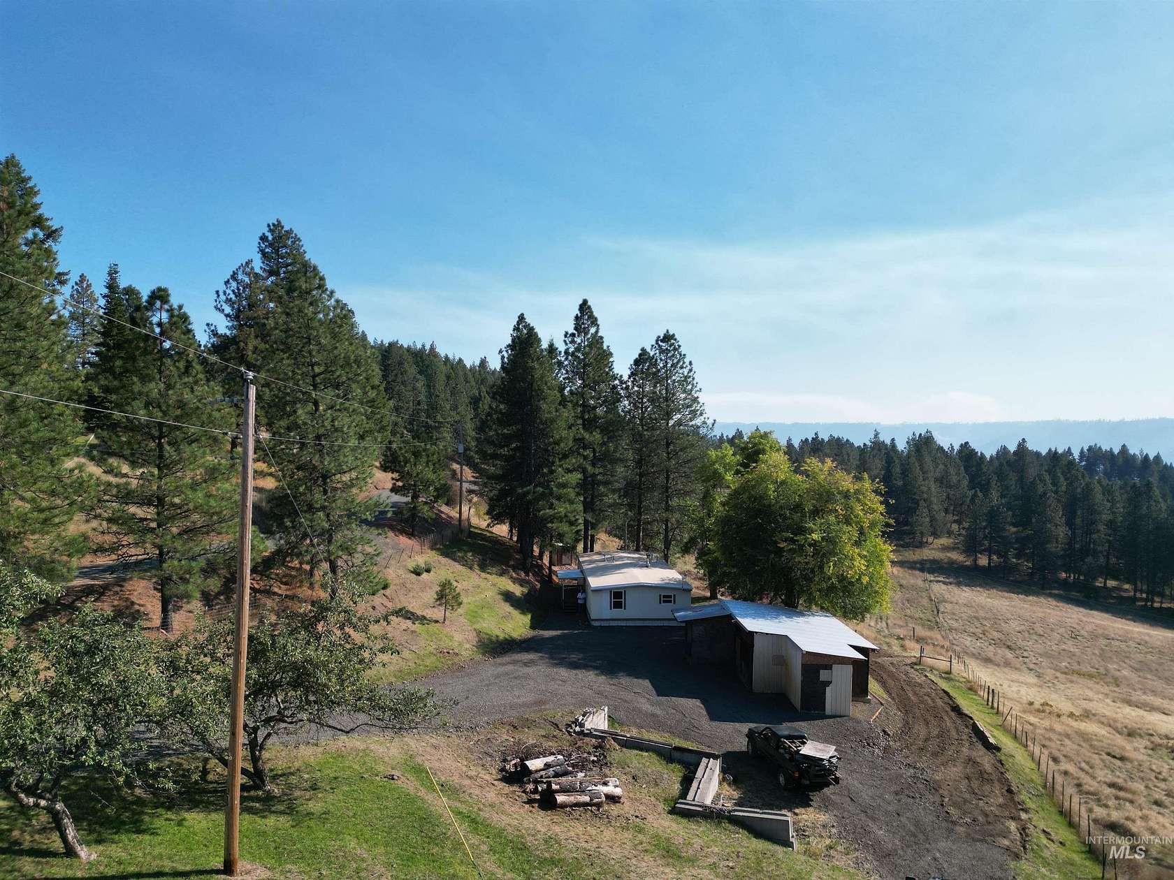 4 Acres of Land with Home for Sale in Orofino, Idaho