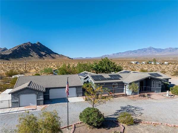 2.53 Acres of Land with Home for Sale in Pahrump, Nevada