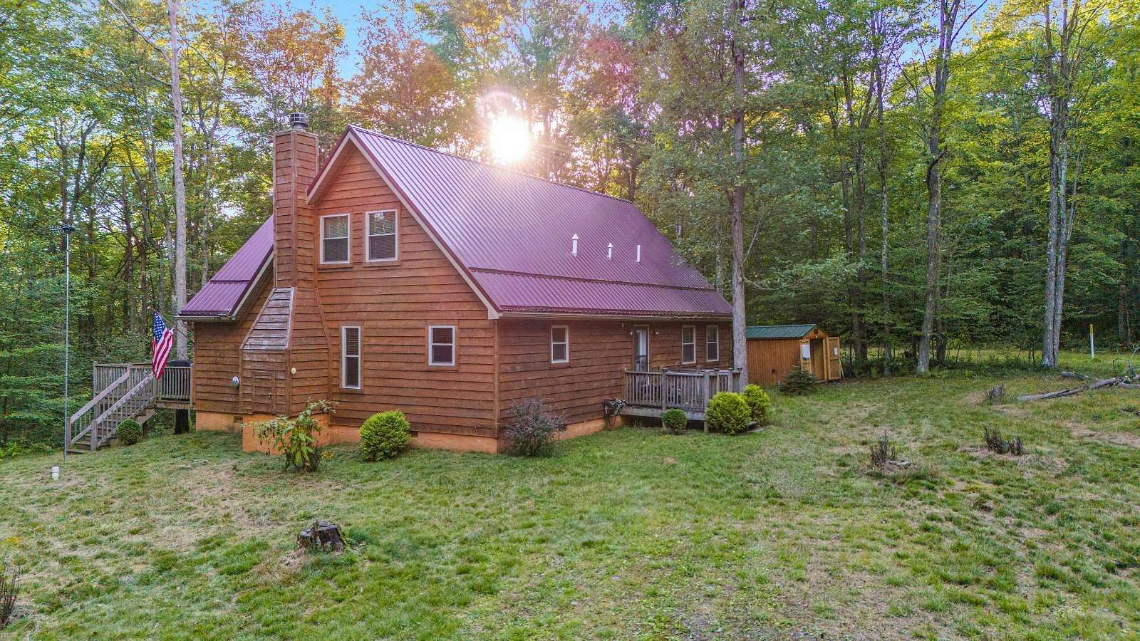 18.3 Acres of Recreational Land with Home for Sale in Frenchville, Pennsylvania