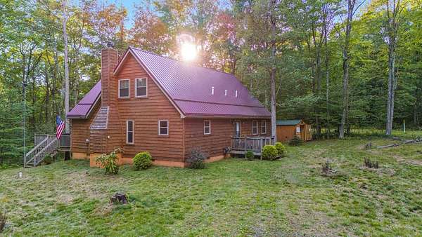 18.3 Acres of Recreational Land with Home for Sale in Frenchville, Pennsylvania