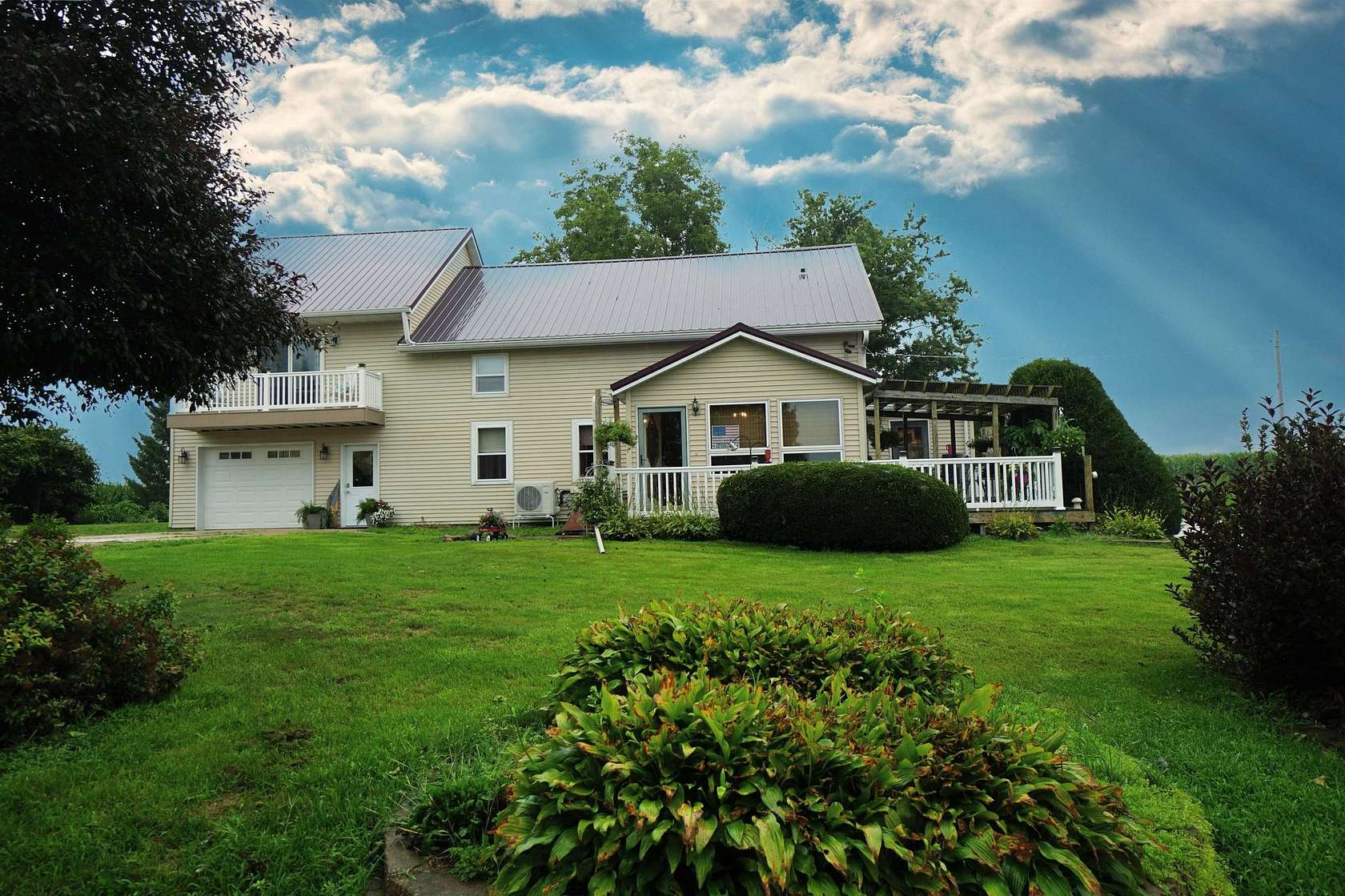 1.5 Acres of Land with Home for Sale in Stockton, Illinois