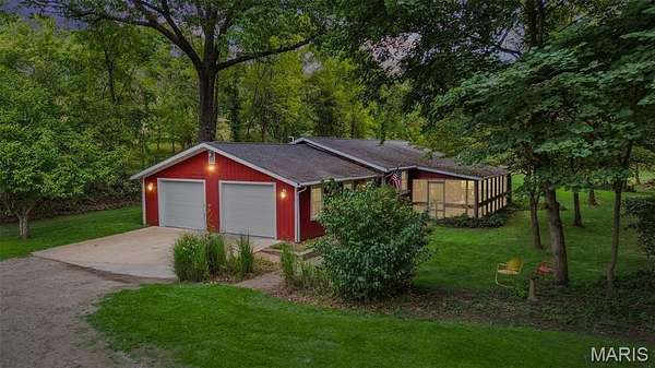 3.43 Acres of Land with Home for Sale in Dow, Illinois