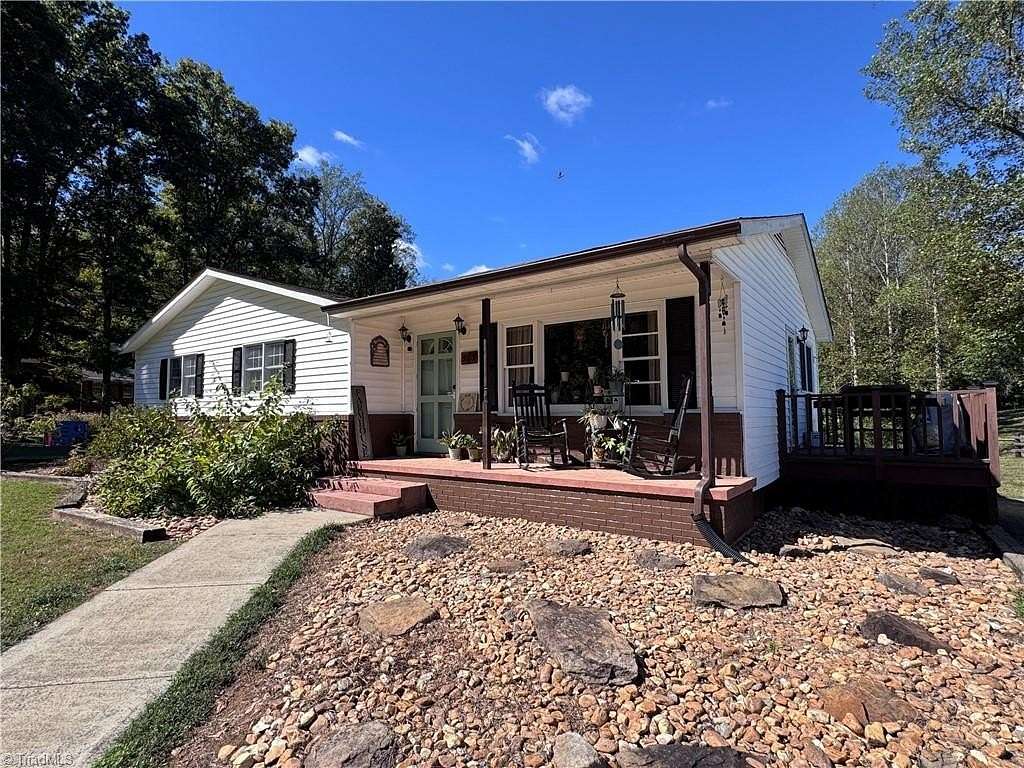 10 Acres of Land with Home for Sale in Pilot Mountain, North Carolina