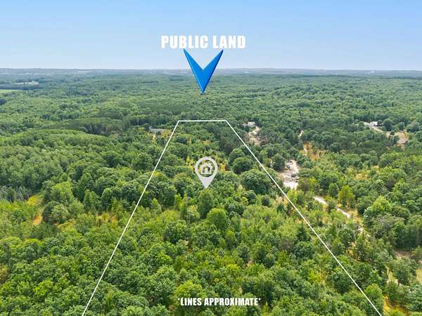 15 Acres of Recreational & Residential Land for Sale in McBain, Michigan