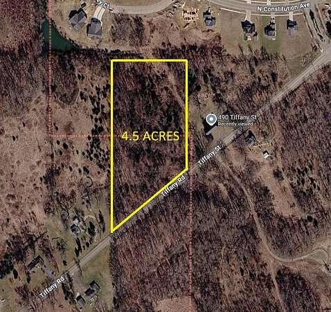 4.5 Acres of Residential Land for Sale in Brooklyn, Michigan