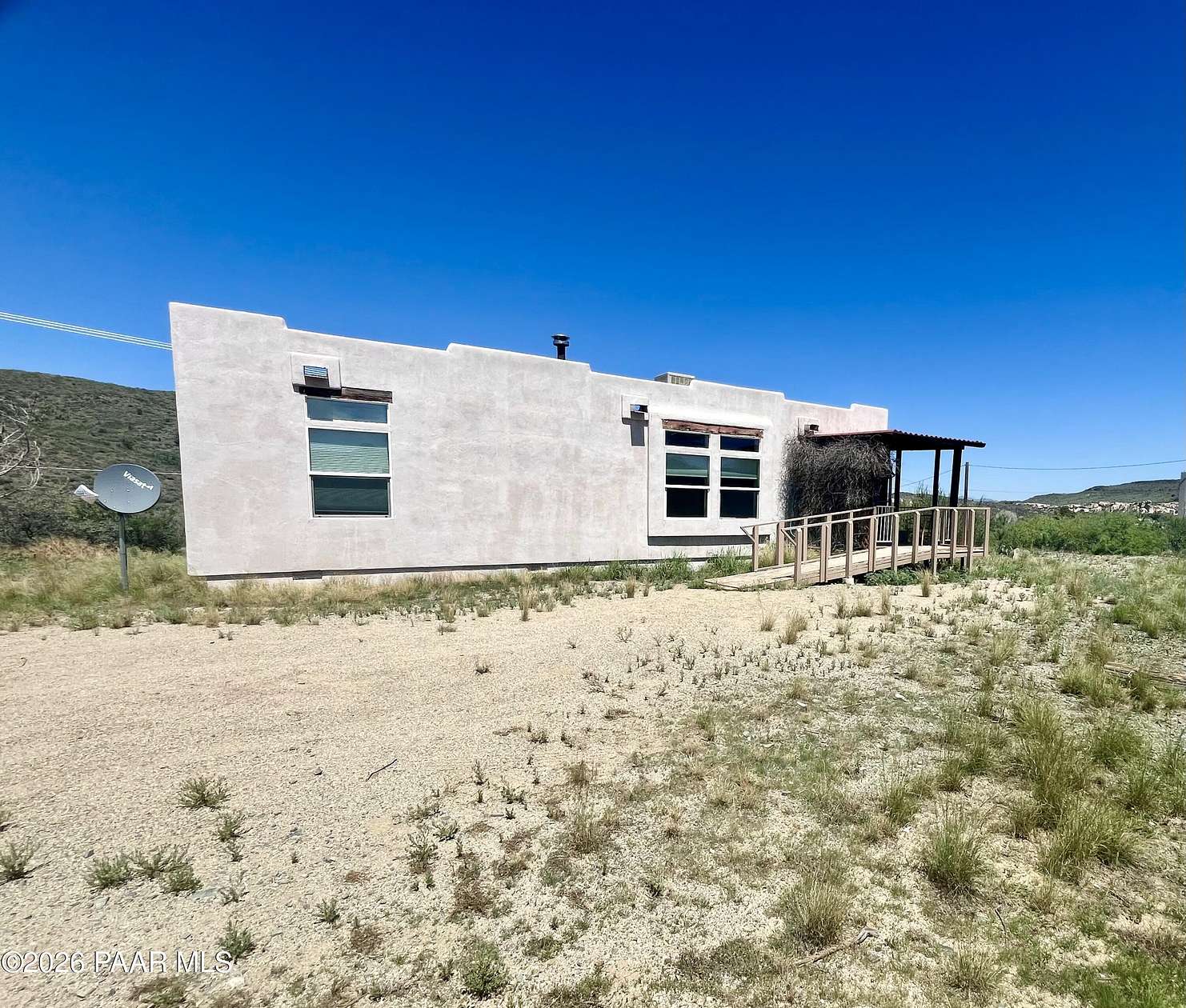 4 Acres of Land with Home for Sale in Kirkland, Arizona