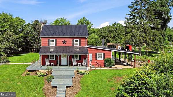 2.46 Acres of Land with Home for Sale in Bunker Hill, West Virginia