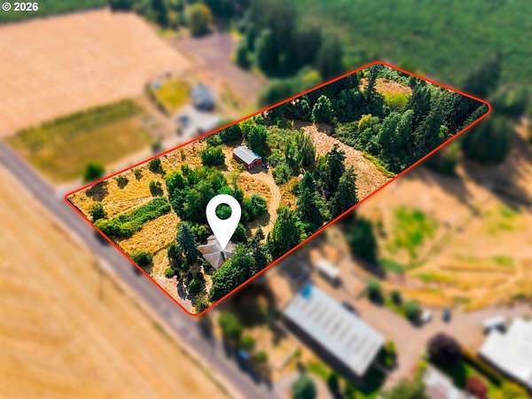 4.85 Acres of Land with Home for Sale in Silverton, Oregon