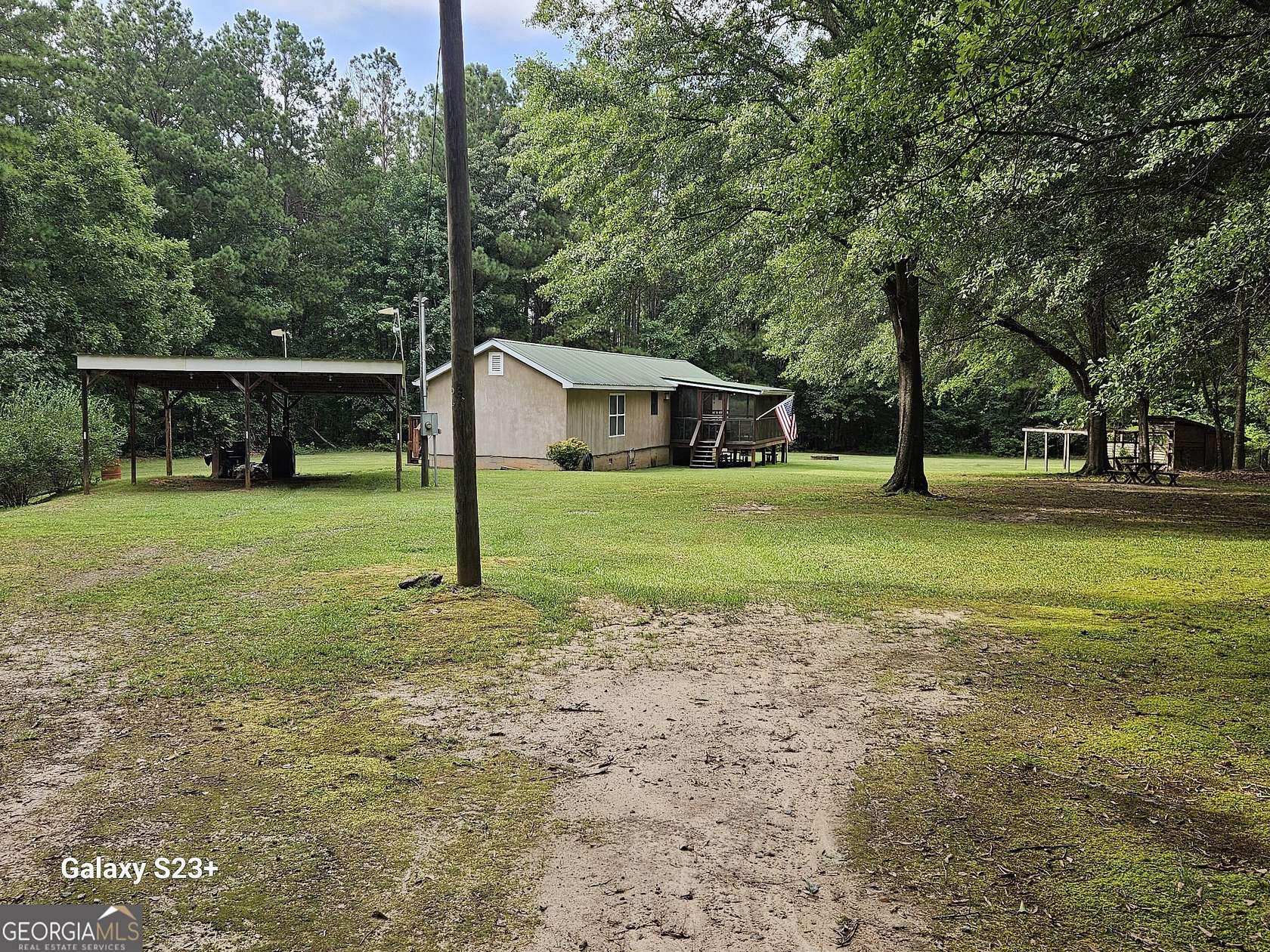 25 Acres of Recreational Land with Home for Sale in Union Point, Georgia