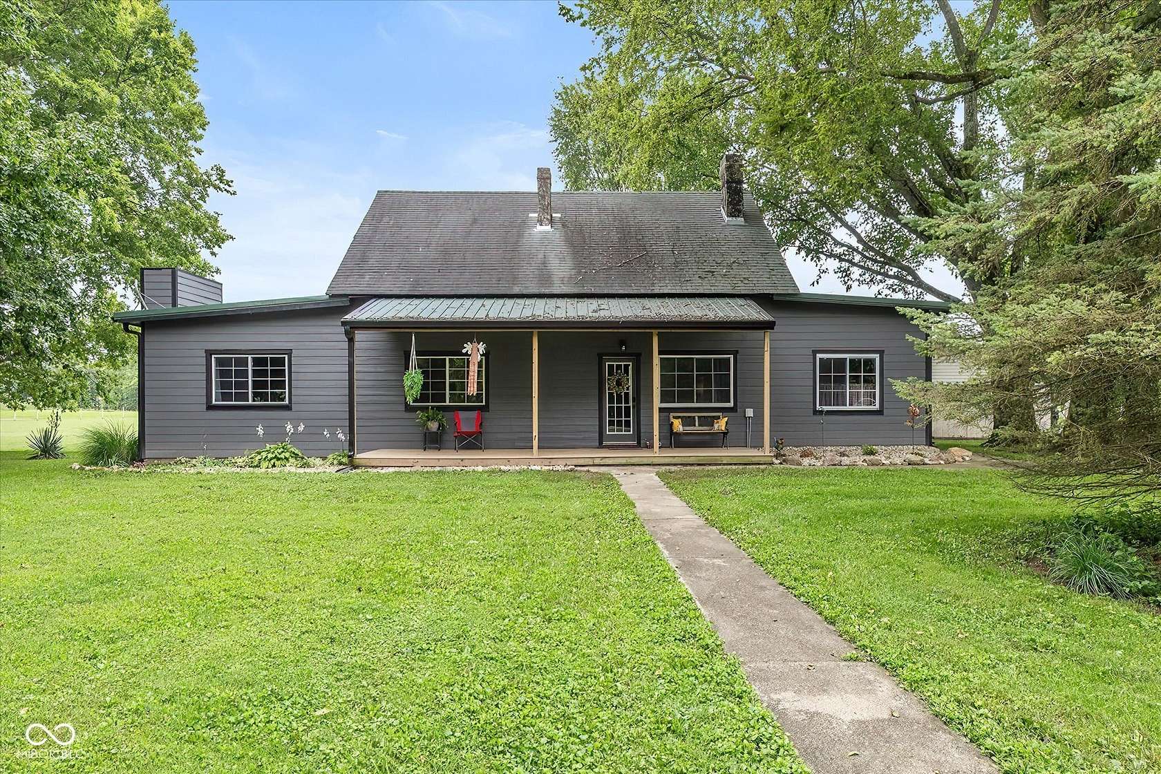 4.18 Acres of Land with Home for Sale in Carthage, Indiana