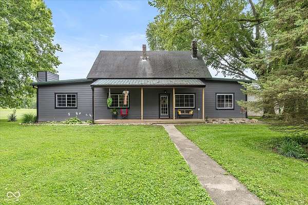 4.18 Acres of Land with Home for Sale in Carthage, Indiana