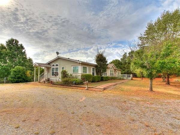 5.35 Acres of Land with Home for Sale in Jones, Oklahoma