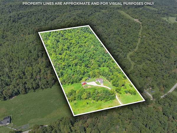 21 Acres of Land with Home for Sale in Summerfield, Ohio