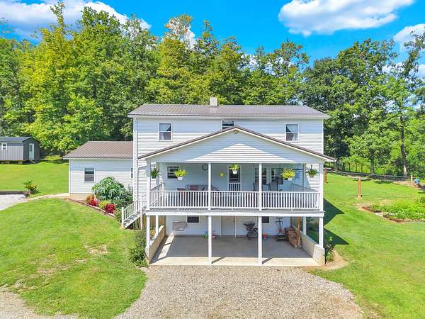 21 Acres of Land with Home for Sale in Summerfield, Ohio