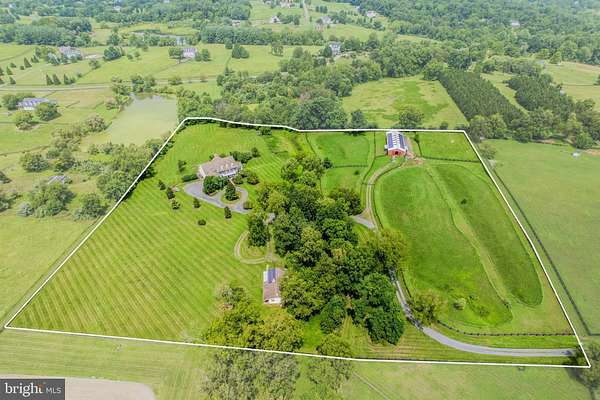 10.5 Acres of Land with Home for Sale in Purcellville, Virginia