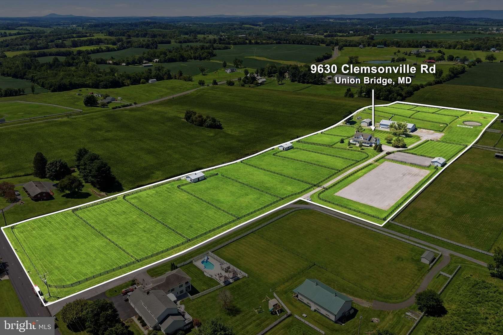 14.6 Acres of Land with Home for Sale in Union Bridge, Maryland