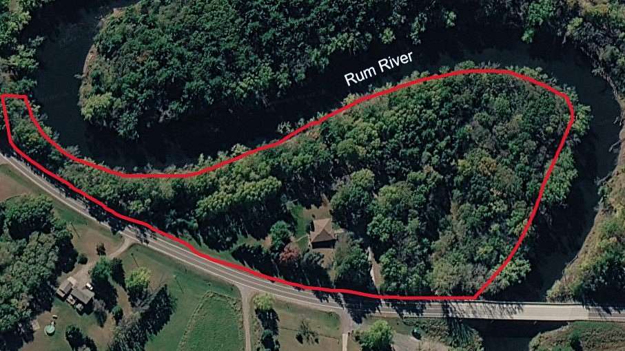 10 Acres of Recreational Land with Home for Sale in Cambridge, Minnesota
