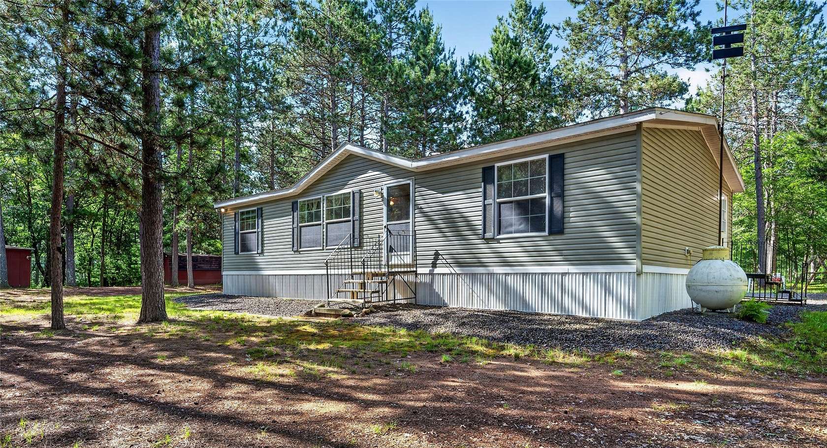 28.3 Acres of Recreational Land with Home for Sale in Danbury, Wisconsin