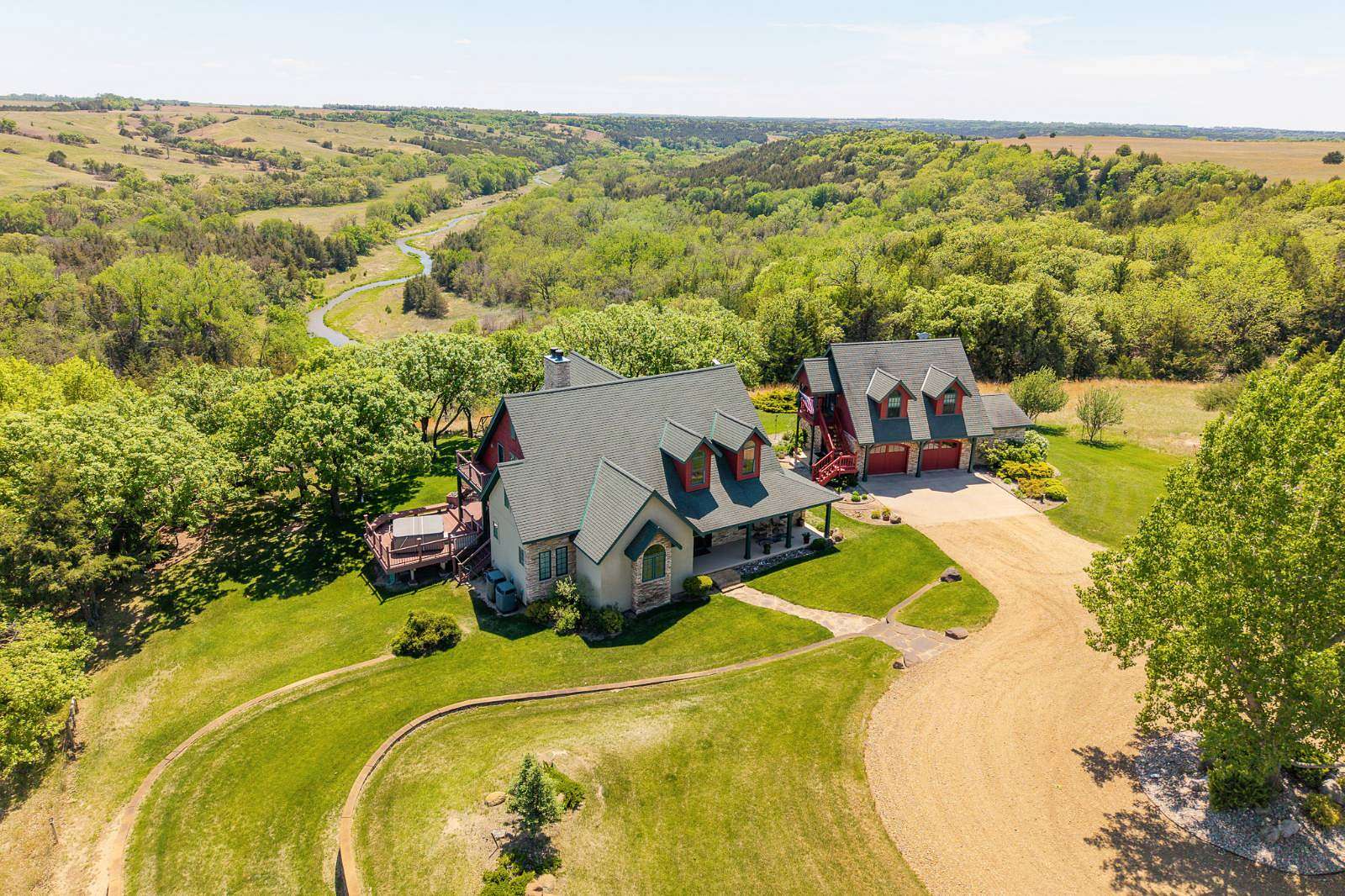 1,305 Acres of Land with Home for Sale in Spencer, Nebraska