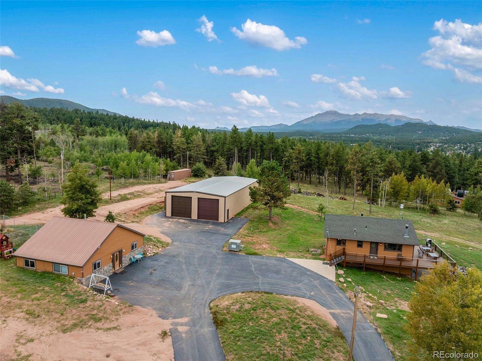 5.15 Acres of Land with Home for Sale in Woodland Park, Colorado