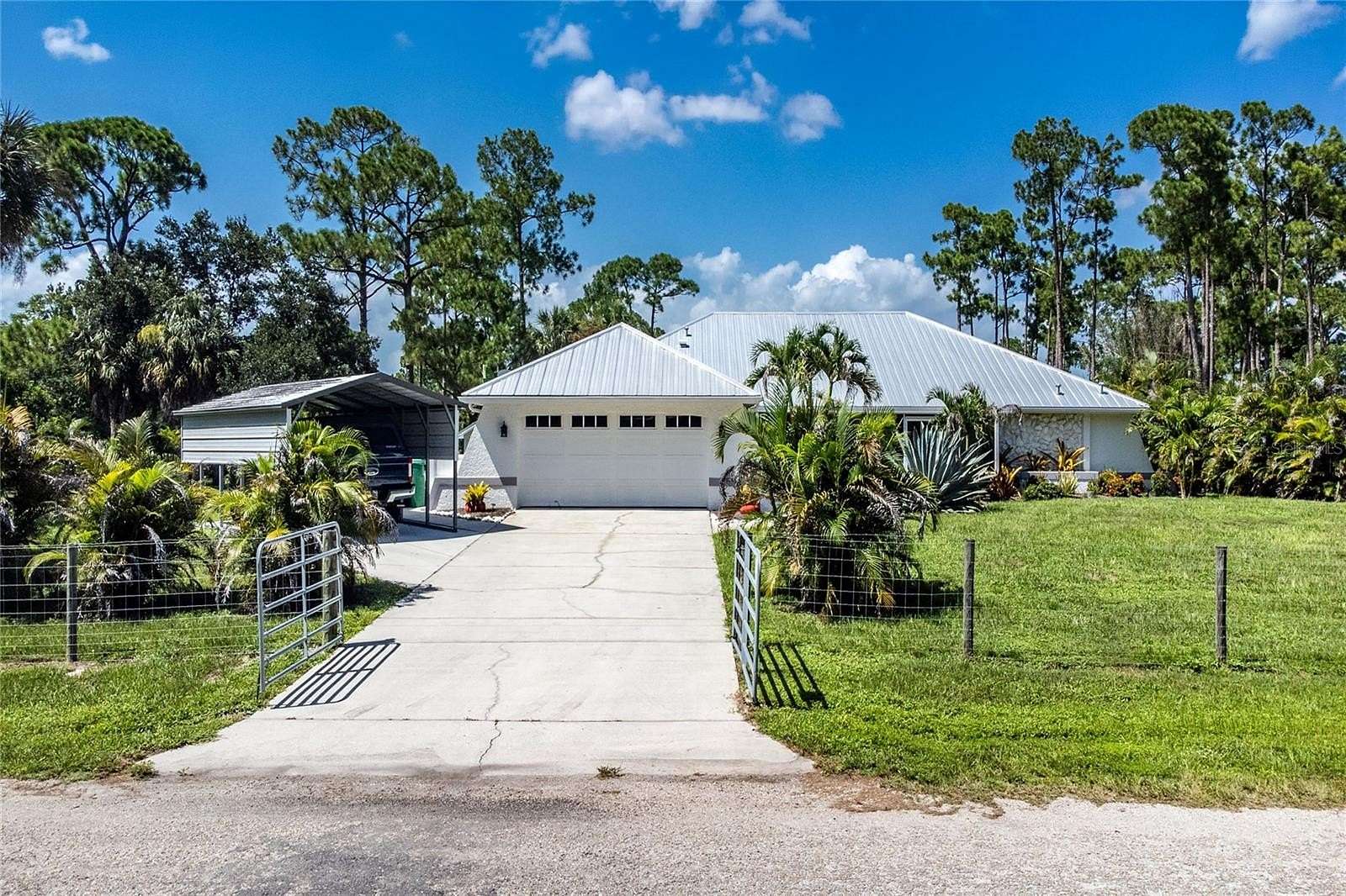 2.5 Acres of Land with Home for Sale in Punta Gorda, Florida