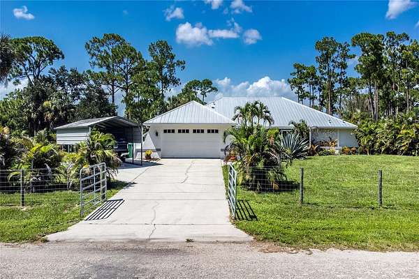 2.5 Acres of Land with Home for Sale in Punta Gorda, Florida