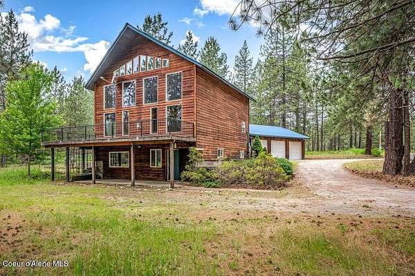8.13 Acres of Land with Home for Sale in Athol, Idaho
