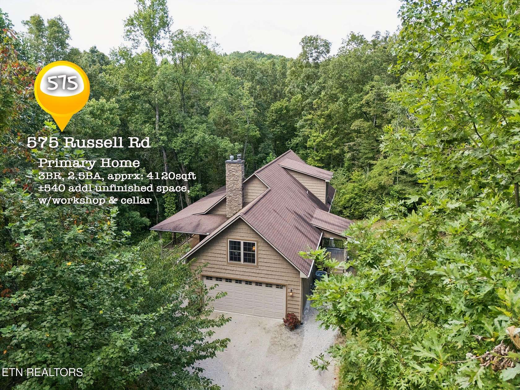 48.4 Acres of Recreational Land with Home for Sale in Sharps Chapel, Tennessee