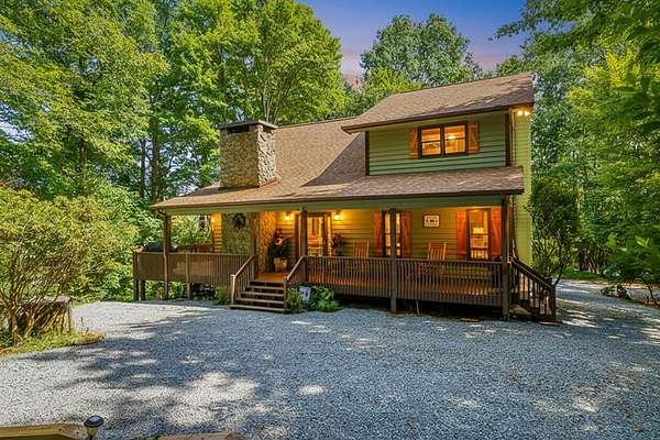 5.63 Acres of Land with Home for Sale in Ellijay, Georgia