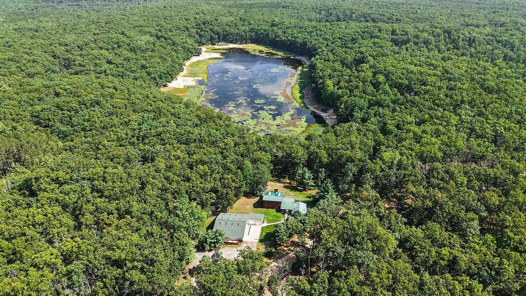 13.6 Acres of Land with Home for Sale in Baldwin, Michigan