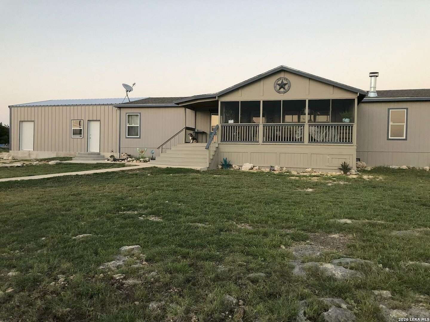 61.2 Acres of Agricultural Land with Home for Sale in Rocksprings, Texas