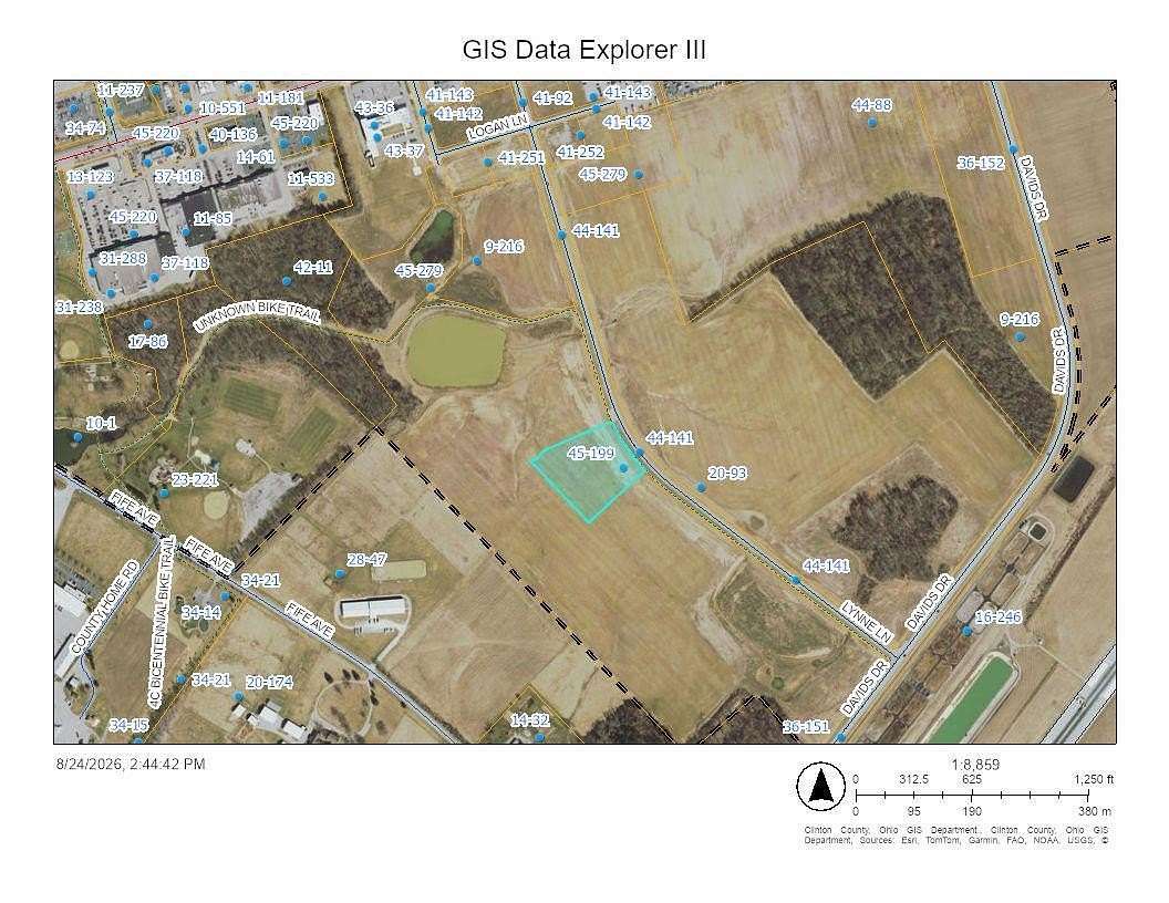 4 Acres of Residential Land for Sale in Wilmington, Ohio