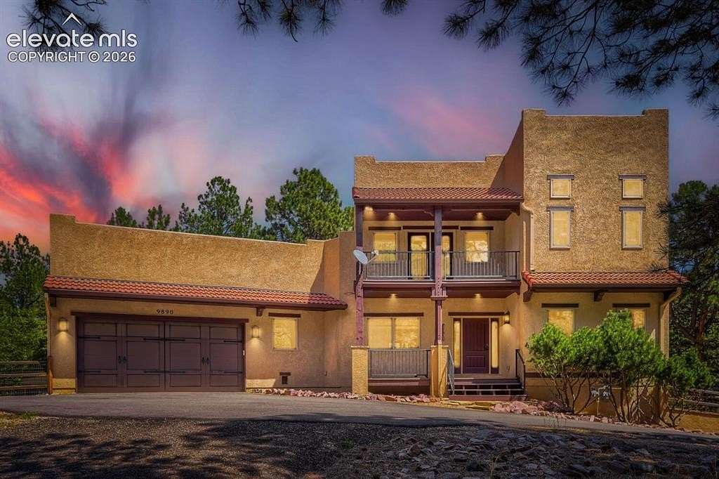 6.64 Acres of Land with Home for Sale in Colorado Springs, Colorado