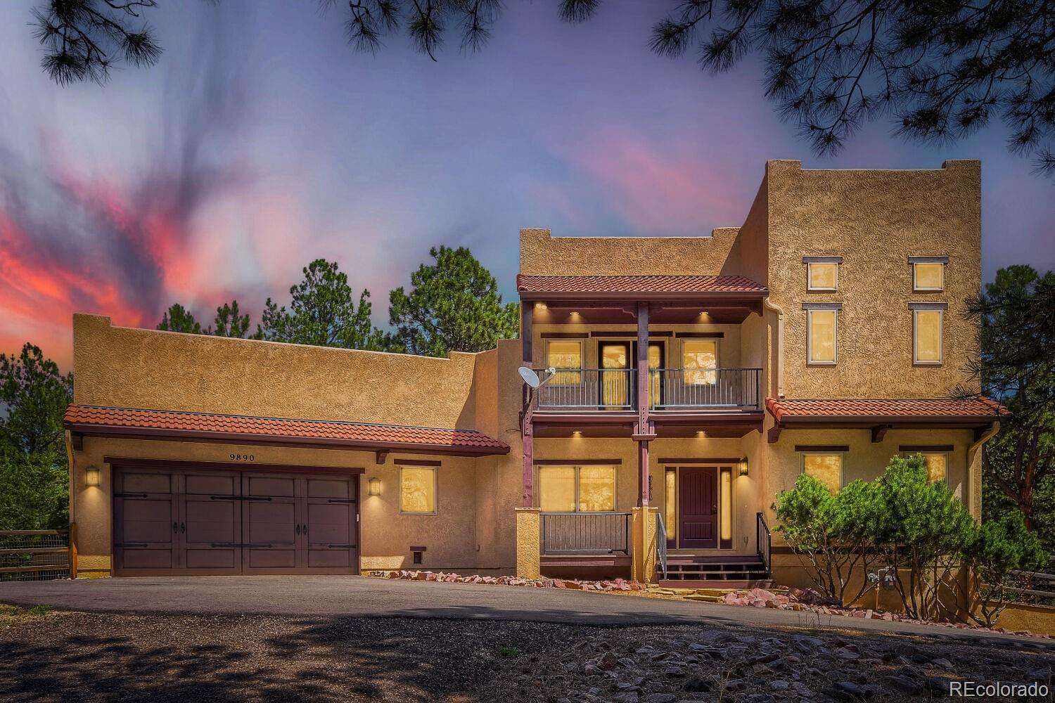 6.64 Acres of Land with Home for Sale in Colorado Springs, Colorado