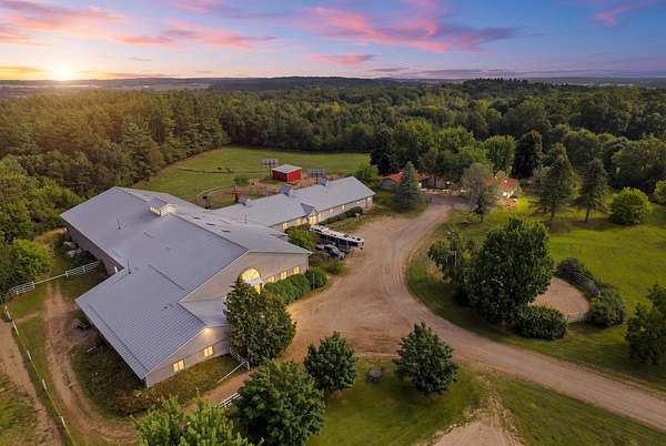 40.8 Acres of Agricultural Land with Home for Sale in Stevens Point, Wisconsin