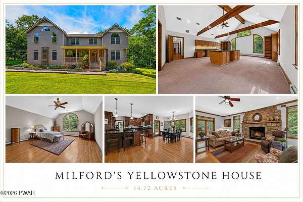 14.7 Acres of Land with Home for Sale in Milford, Pennsylvania
