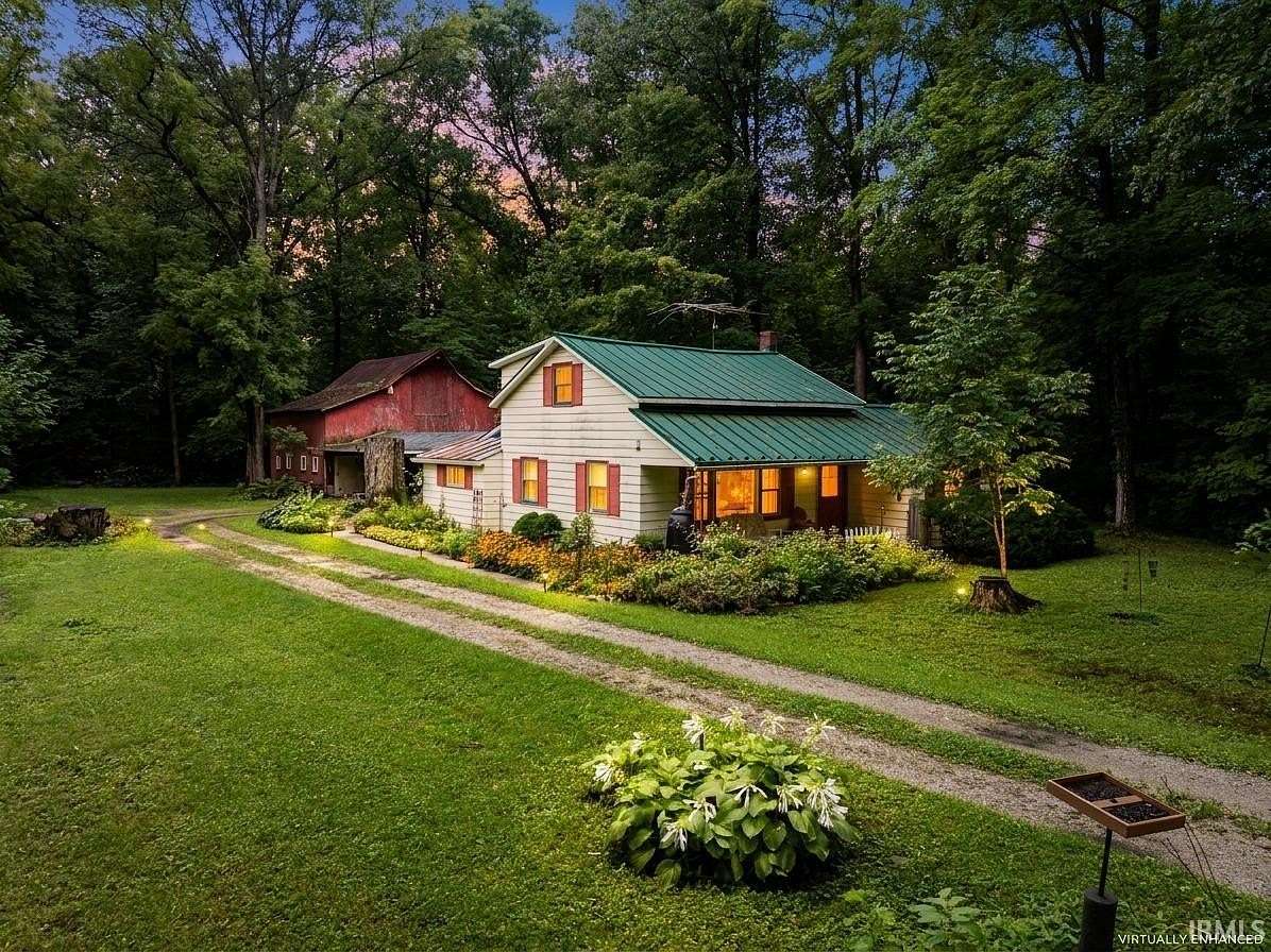 8.39 Acres of Land with Home for Sale in Muncie, Indiana